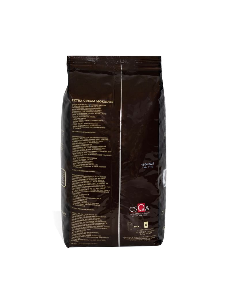 Café Extra Cream grano entero  1 kg. mezcla arábica robusta-1