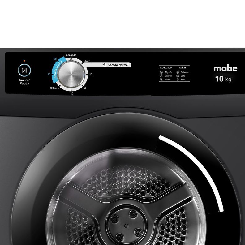 Secadora Eléctrica 220v 10 Kg Diamond Gray Mabe SEM010VDCL0-4