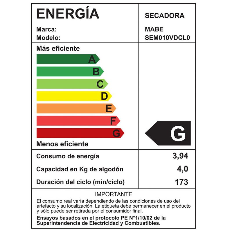 Secadora Eléctrica 220v 10 Kg Diamond Gray Mabe SEM010VDCL0-5