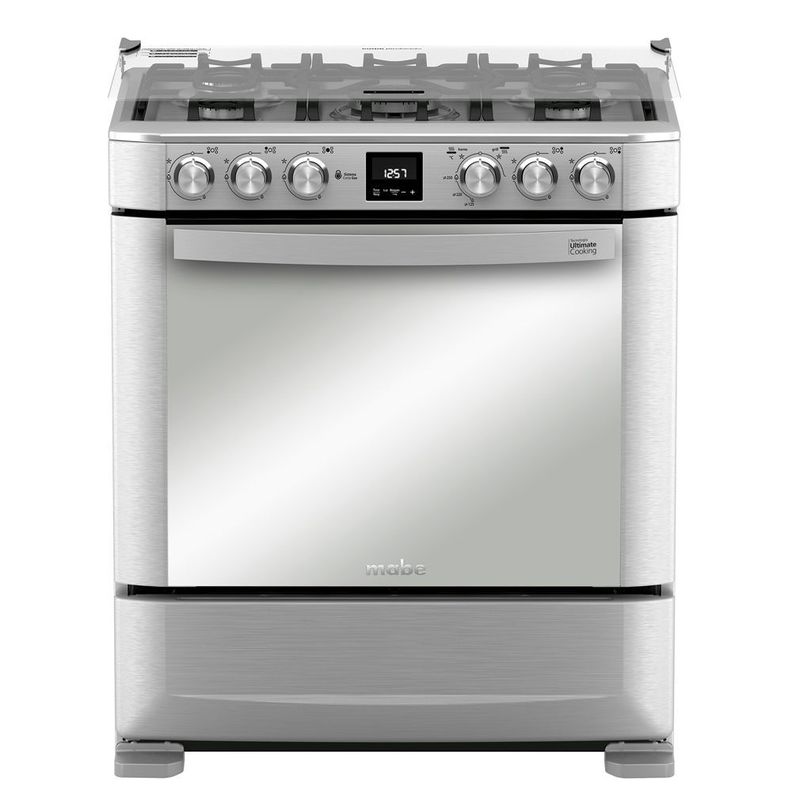 Cocina De Piso A Gas 76cm Inox Mabe Andes7670fx1-0