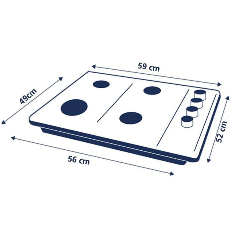 Encimera Eléctrica 60cm Vitrocerámica Negro Ge Pg6040evn0-4