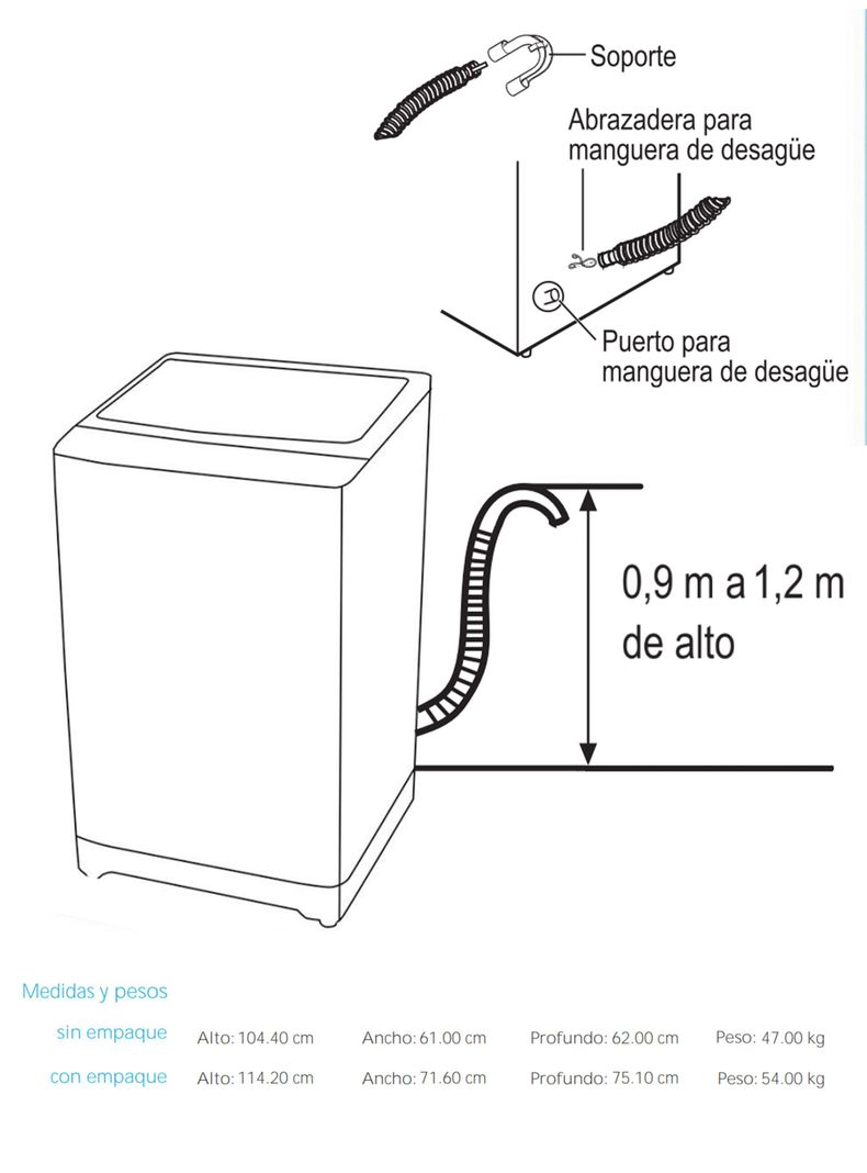 Lavadora Automática 9.5 Kg Diamond Gray Mabe Lma9520wdgcl0-3