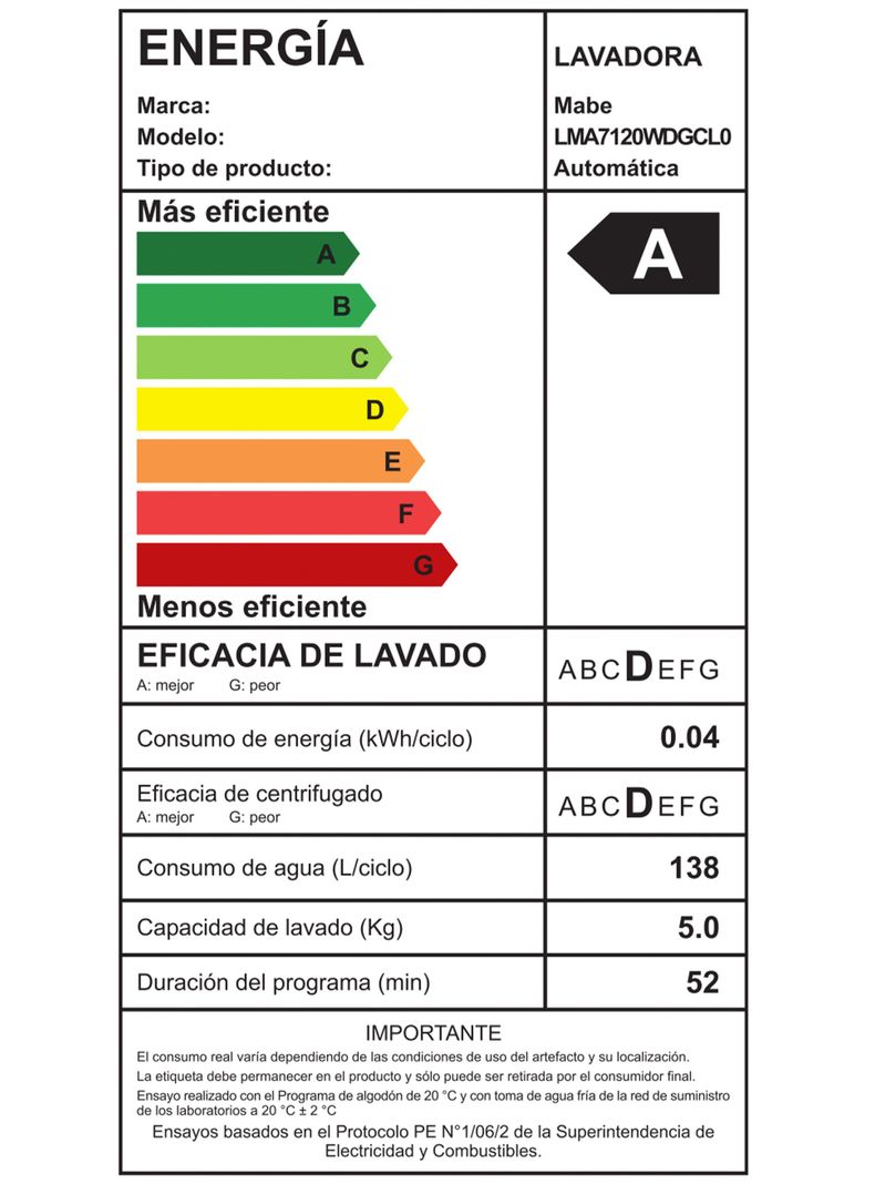 Lavadora Automática 9.5 Kg Diamond Gray Mabe Lma9520wdgcl0-4