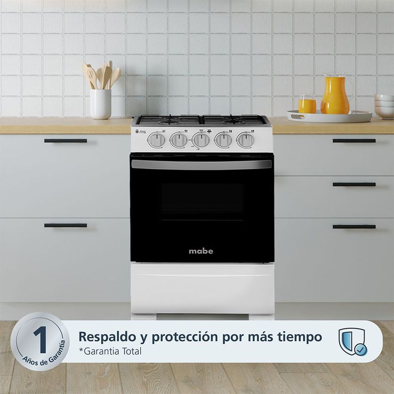 Cocina de Piso a Gas 51 cm Blanco Mabe CMC20ABX-7-2