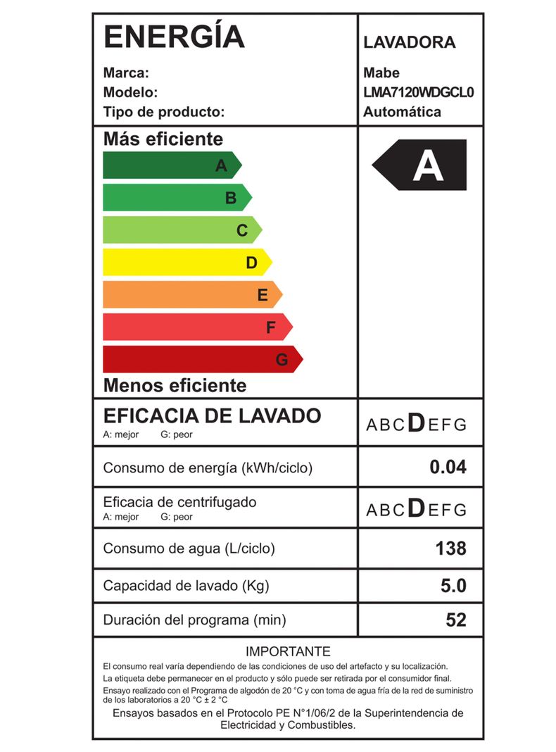 Lavadora Automática 17 Kg Diamond Gray Mabe Lma7120wdgcl0-2