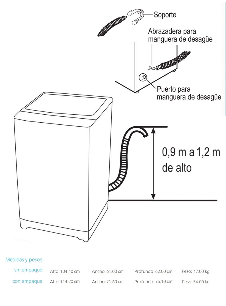 Lavadora Automática 17 Kg Diamond Gray Mabe Lma7120wdgcl0-7