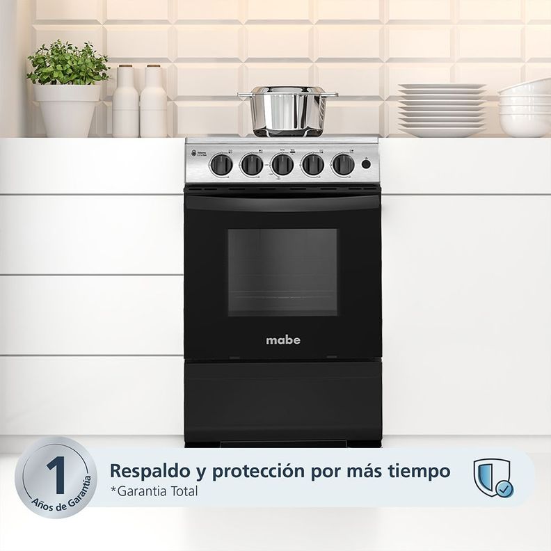 Cocina de Piso a Gas 51 cm Inox Mabe CMC5115AX0-4