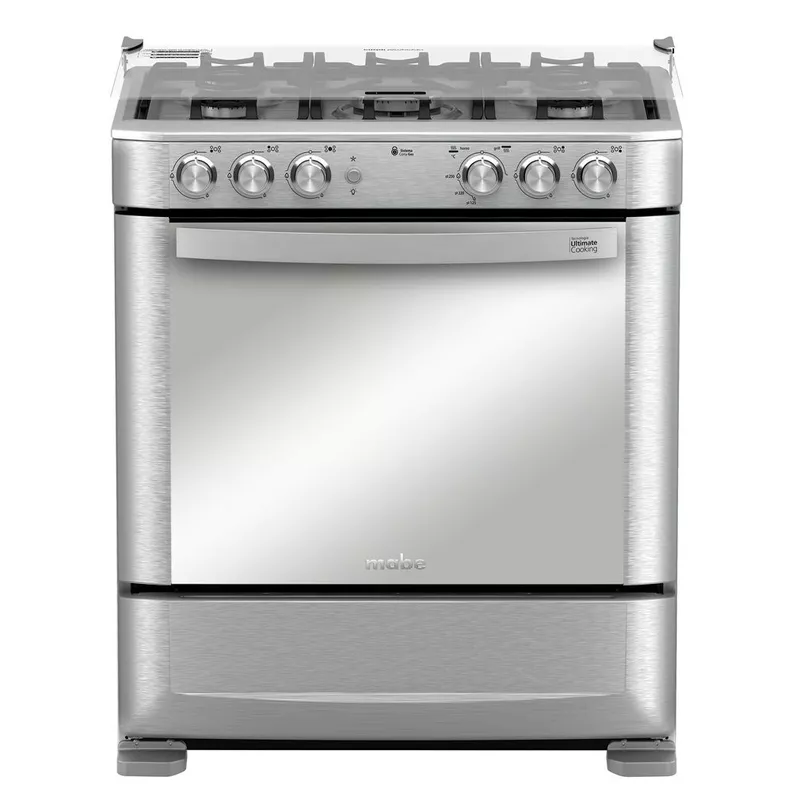 Cocina De Piso A Gas 76cm Inox Mabe Andes7650fx1