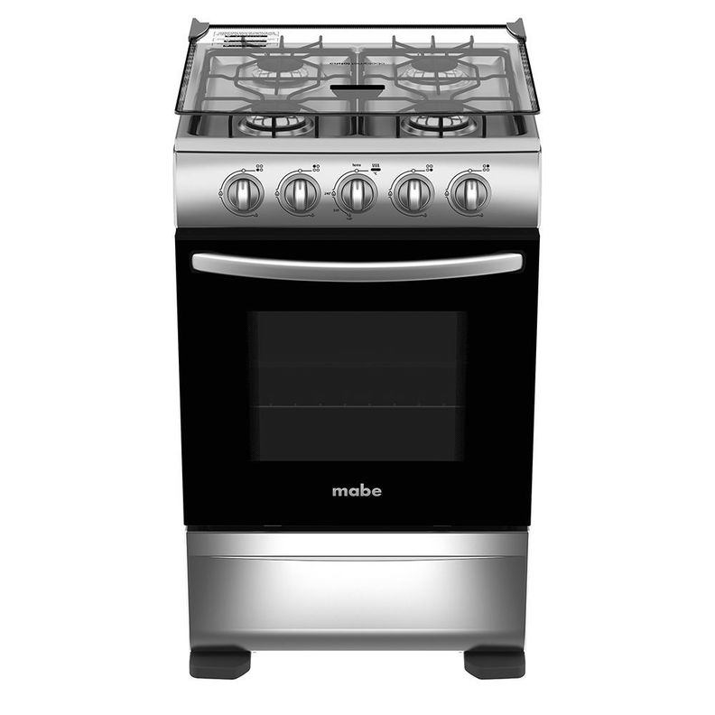 Cocina De Piso A Gas 52cm Inox Mabe Cmc5110ax0-0