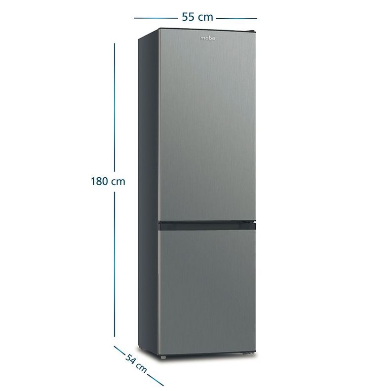 Refrigerador Frost 276 L Brutos Inox Mabe RMB276PXLCX0-1