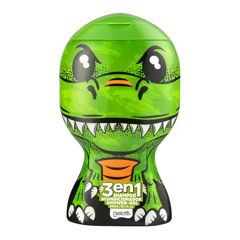 Shampoo Dino Rex 3en1 Sh Ac Shower Gel 300 ML GELATTI