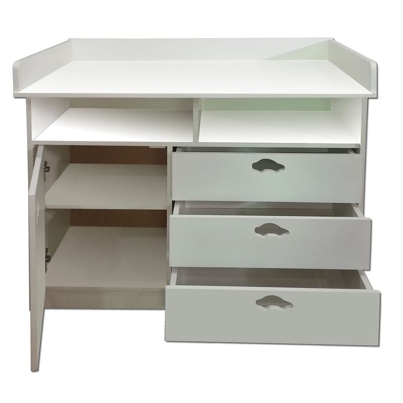 Comoda Mudador Blanco Auto-0