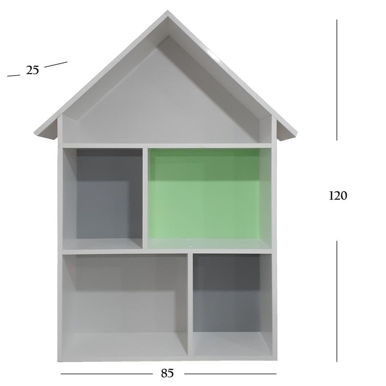 Repisa Casa Verde Gris-2