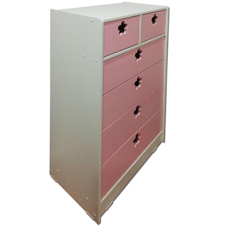 Cajonera 6 C Rosado Flor-1