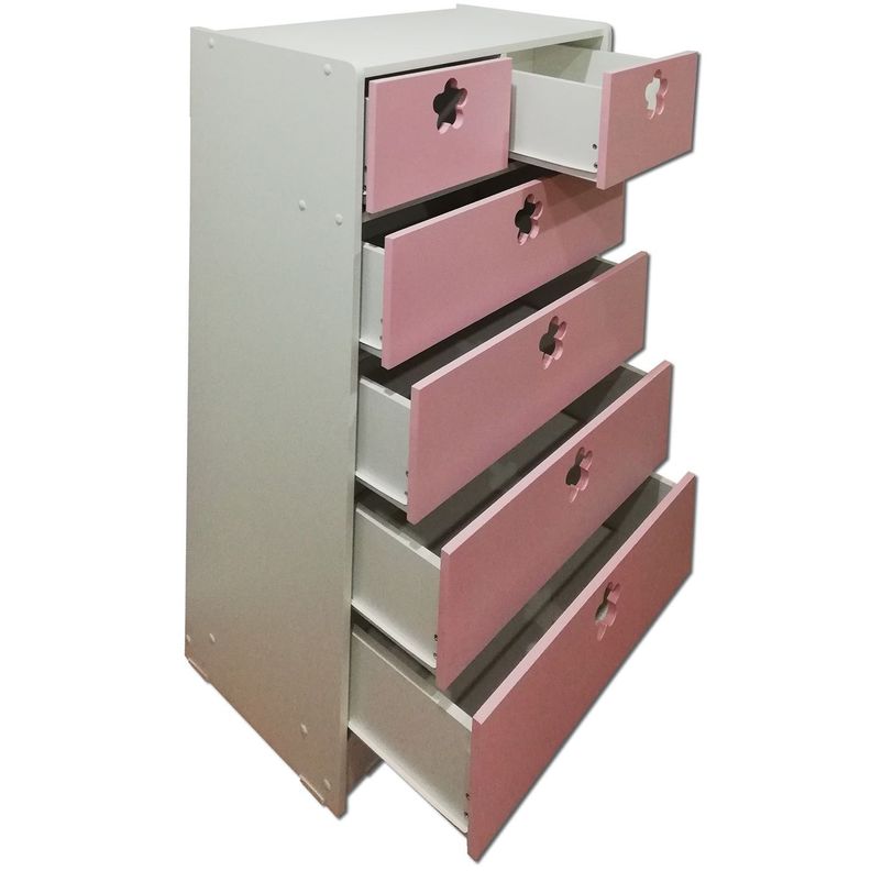 Cajonera 6 C Rosado Flor-2