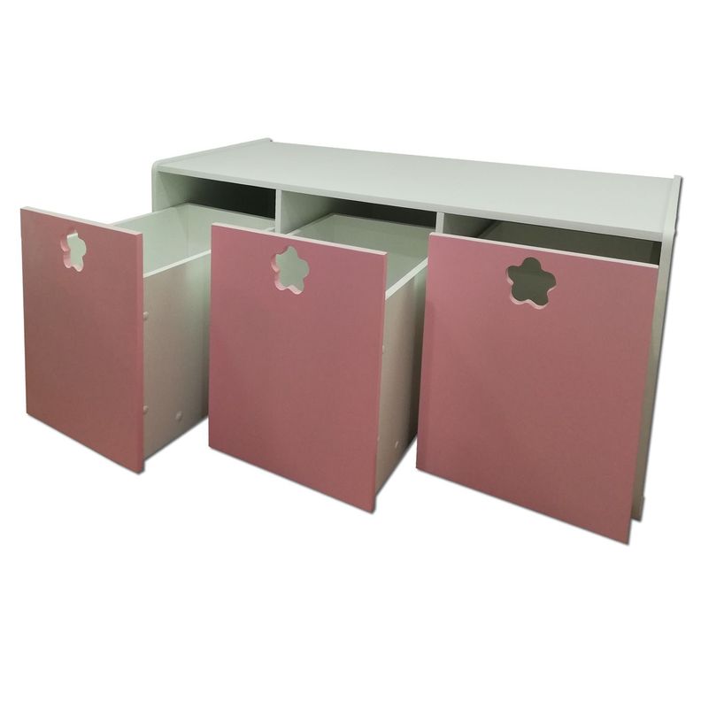 Juguetera 3 M Rosado Flor-1
