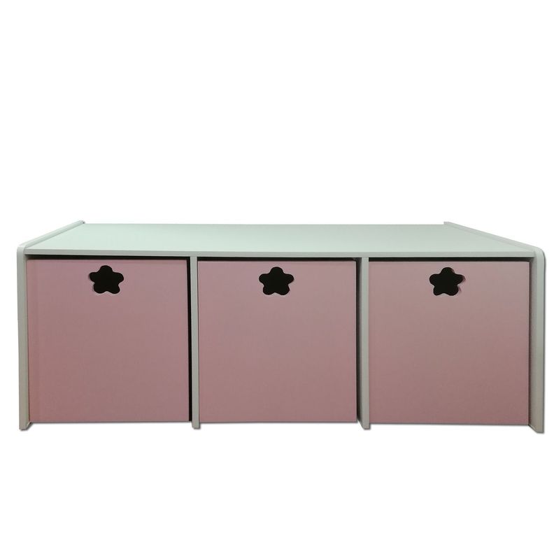 Juguetera 3 M Rosado Flor-2