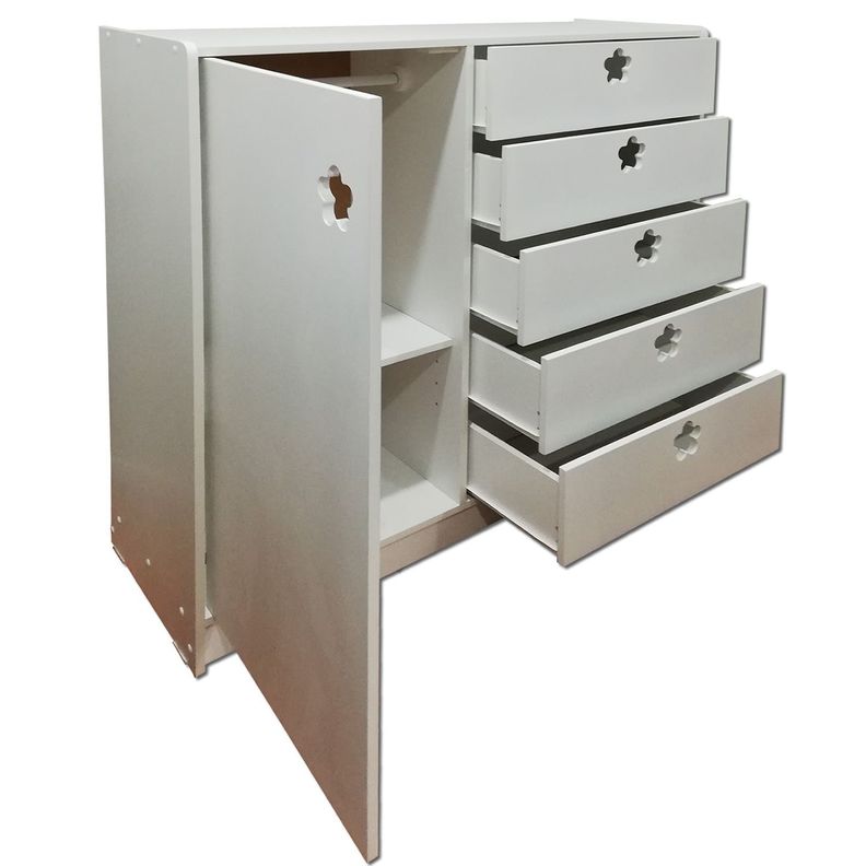 Mini Closet Blanco Flor-2