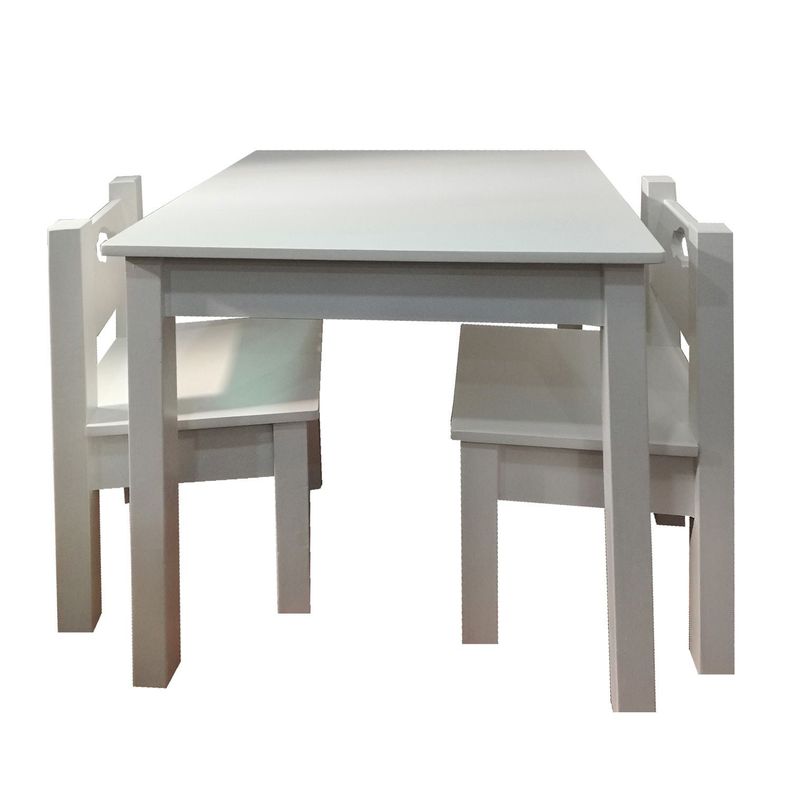 Mesa 2 sillas Blanco Auto-1