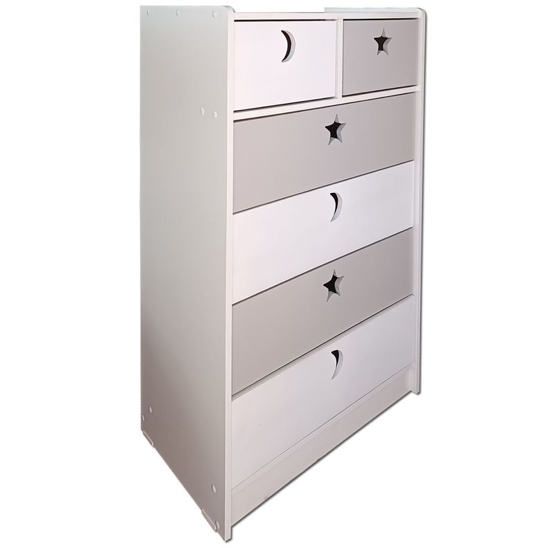 Cajonera 6 C Blanco Gris-1