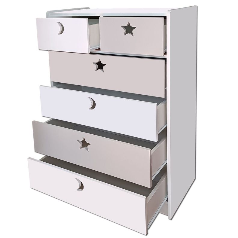 Cajonera 6 C Blanco Gris-3