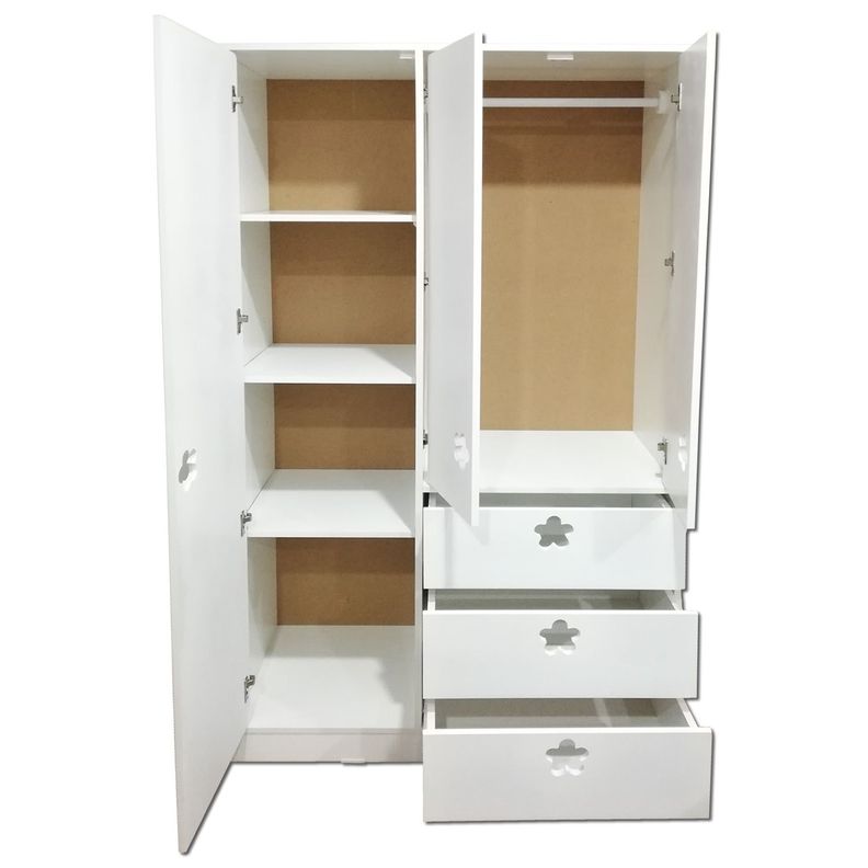 Closet Blanco Flor-2