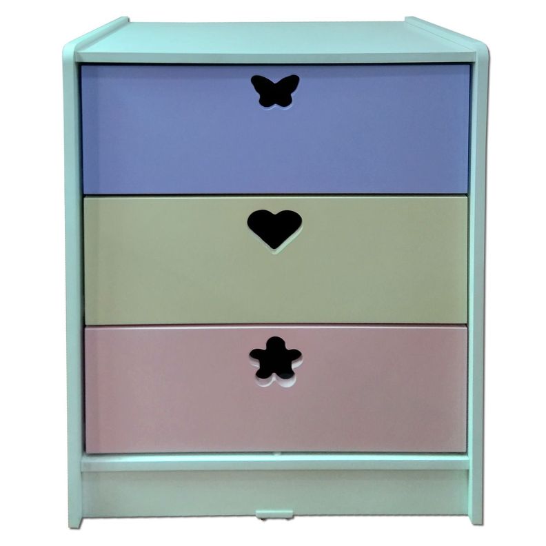 Cajonera 3 C Crema Lila-0