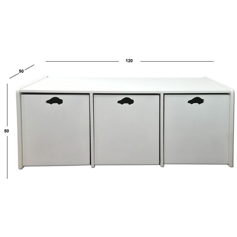Juguetera 3 M Blanco Auto-2