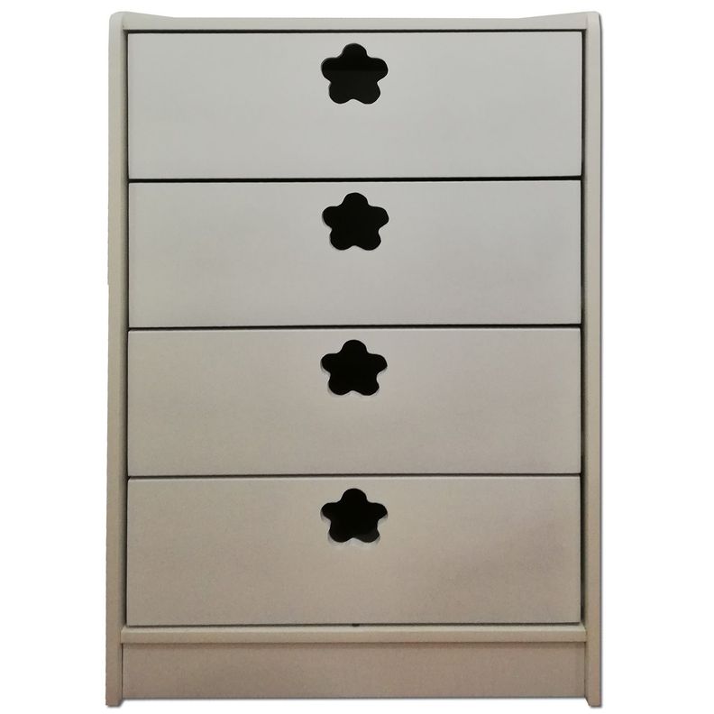 Cajonera 4 C Blanco Flor-2