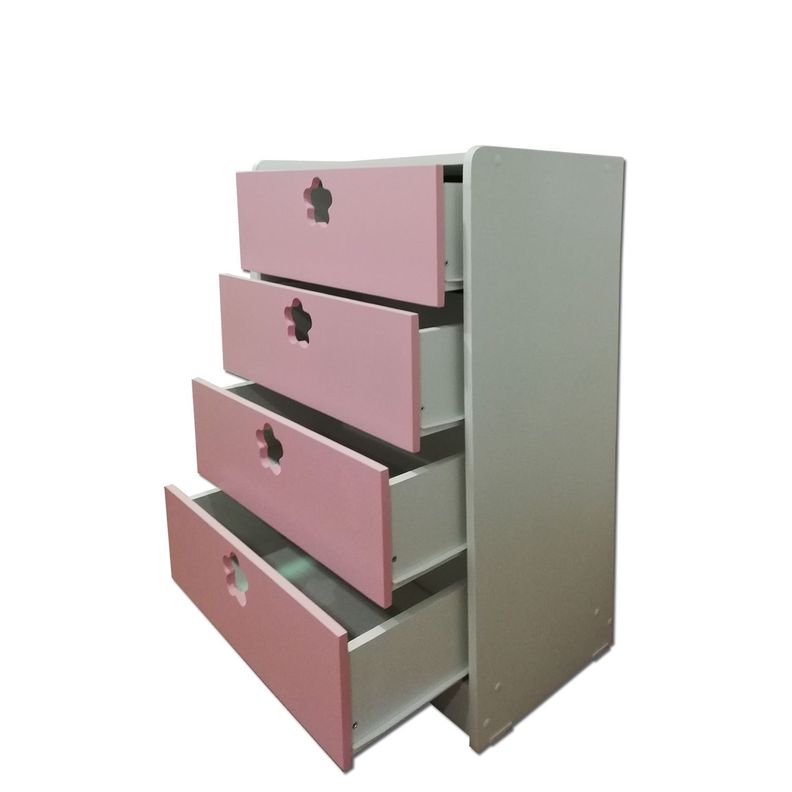 Cajonera 4 C Rosado Flor-0