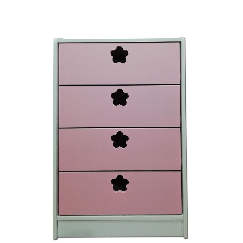 Cajonera 4 C Rosado Flor-1
