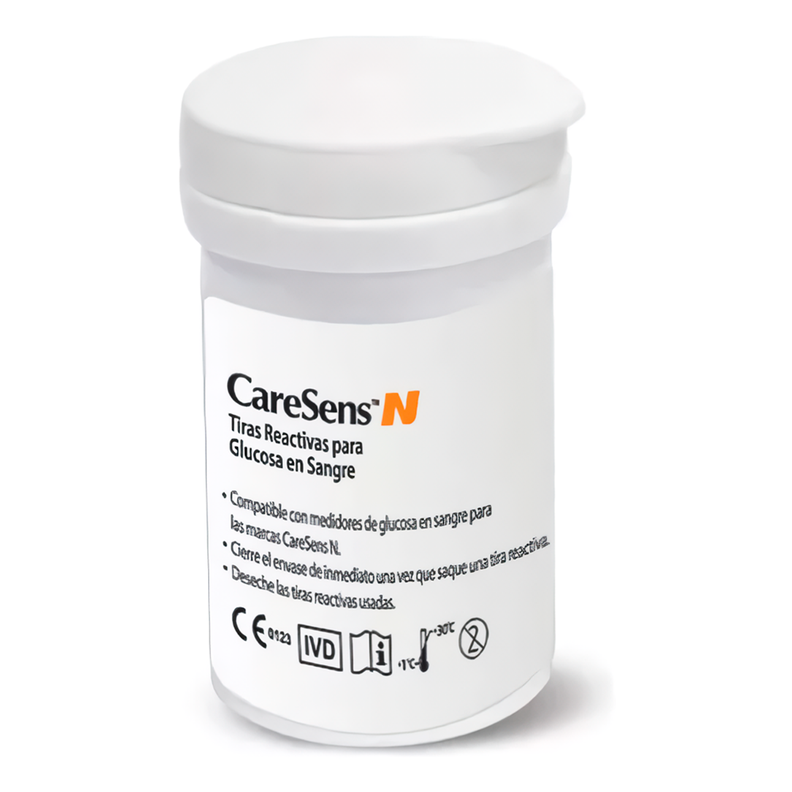 Cintas Tiras Reactivas 50 Unidades Glucometro Caresens N Premier-1
