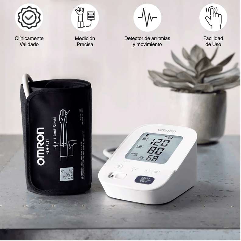 Toma Presión De Brazo Omron Hem-7154 Para Dos Usuarios-4