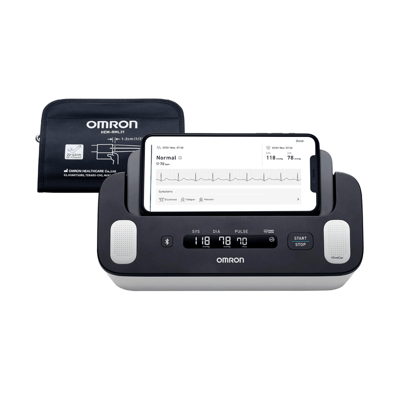 Toma Presión De Brazo Omron Hem7530t Con Electrocardiograma-1