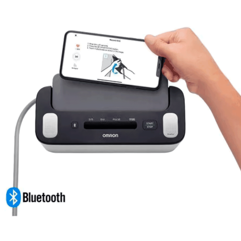 Toma Presión De Brazo Omron Hem7530t Con Electrocardiograma-2