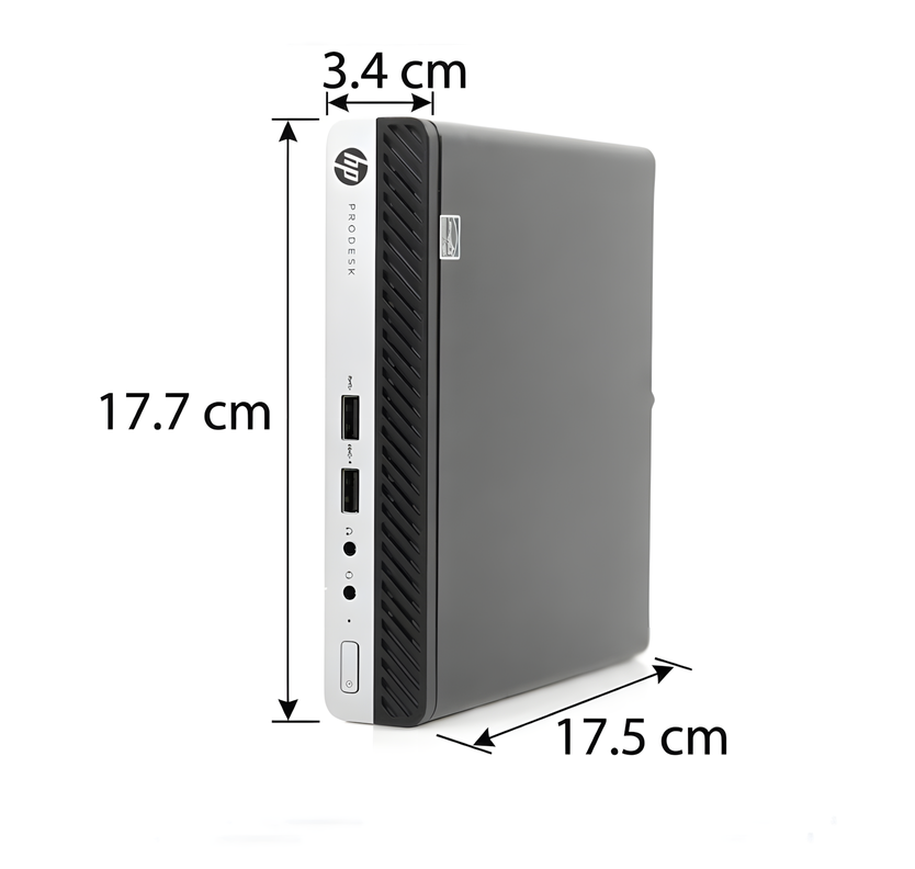 Mini PC HP ProDesk Core i5 8ªGen. 16GB RAM - SSD 480GB