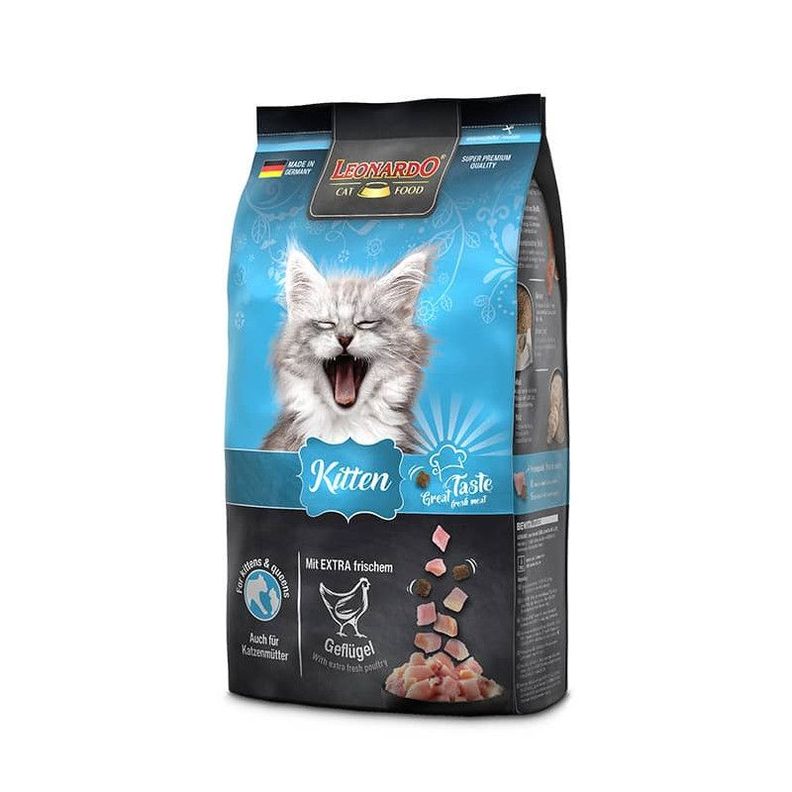 Leonardo para gato Kitten, bolsa de 7.5 kg-0