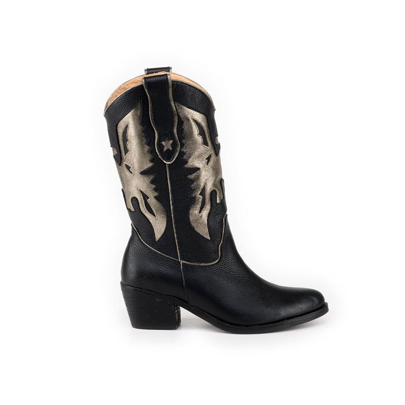 BOTA AGUILA NEGRA GOLD DE CUERO