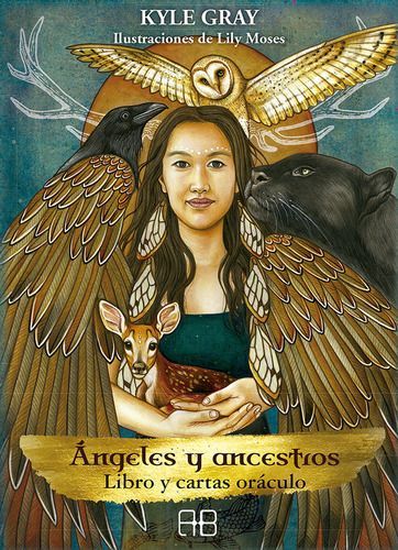 Ángeles Y Ancestros - Libro Y 55 Cartas Oráculo - Kyle Gray-0