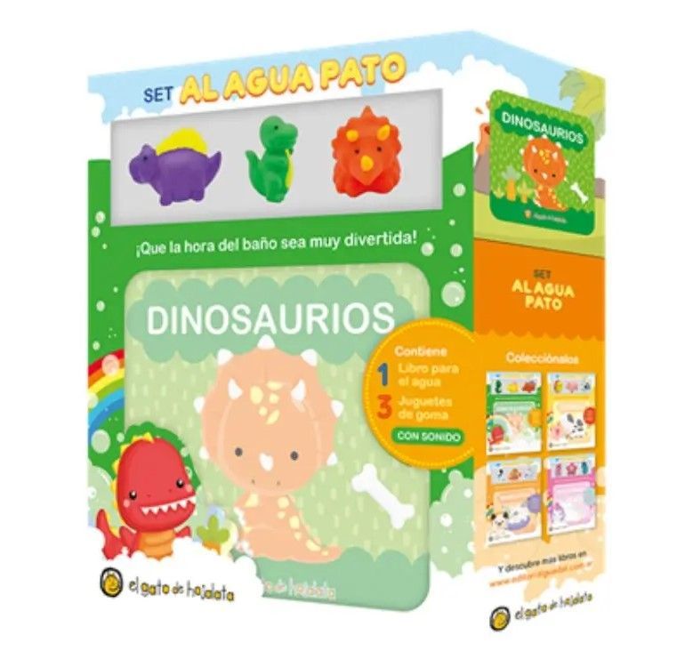 Libro Al agua pato - Dinosaurios - El Gato De Hojalata-0