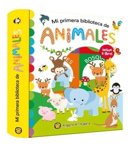 Libro Mi Primera Biblioteca De Animales - Gato De Hojalata-0
