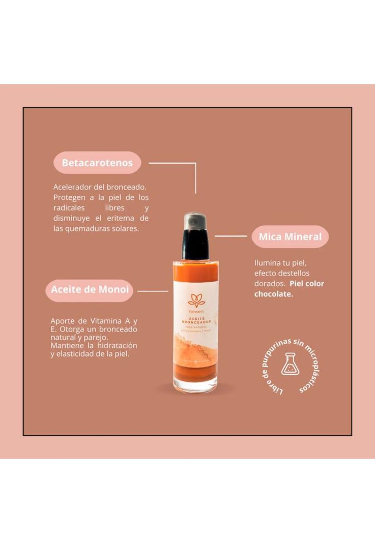 Bronceador Corporal Newen 100ml-3