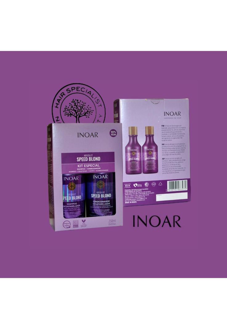 Shampoo y Acondicionador Matizador Speed Blond Pack-2