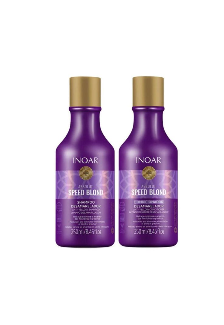 Shampoo y Acondicionador Matizador Speed Blond Pack-3