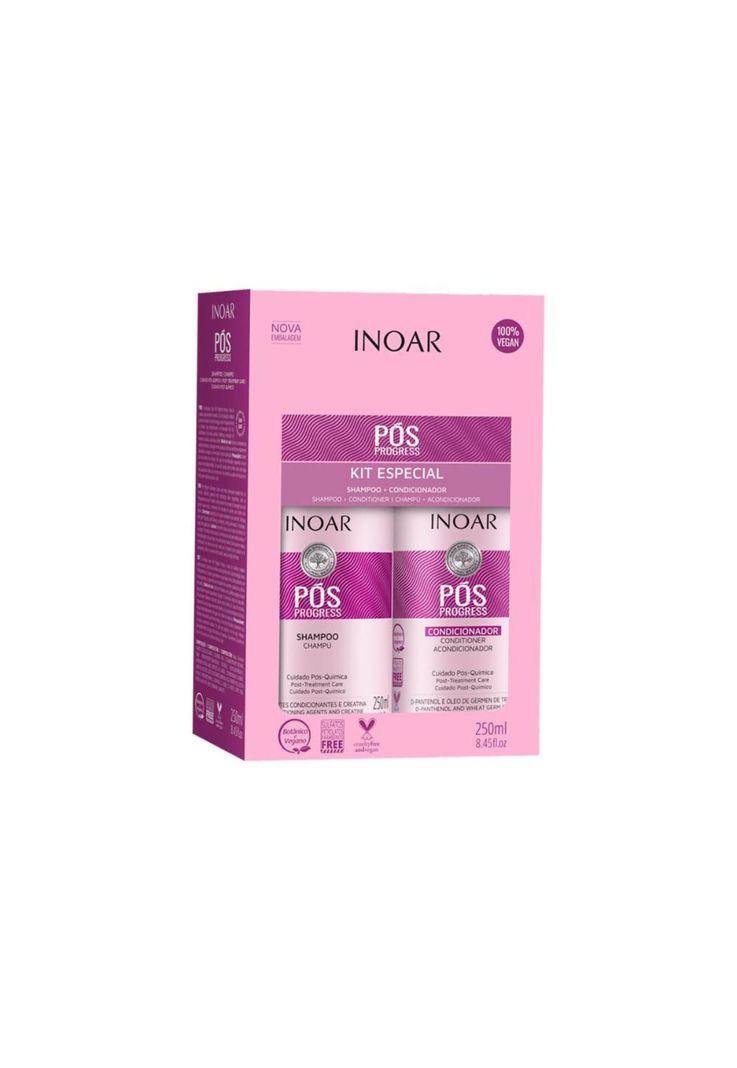Pos Progress Shampoo Y Acondicionador 250 Ml C/u