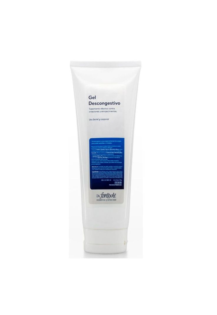 1450 GEL DESCONGESTIVO USO FACIAL Y CORPORAL 250 g Blanco