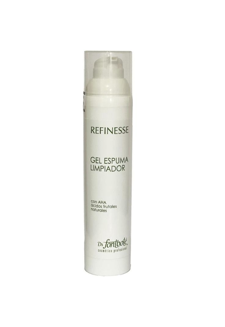 Gel Espuma Limpiador Con Aha 100 Ml Blanco