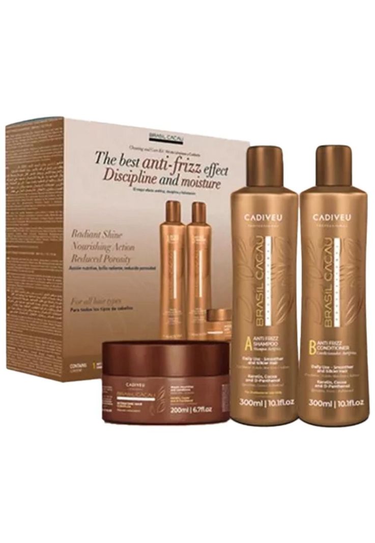 Shampoo, Acondicionador Y Mascara Kit Home Care-1