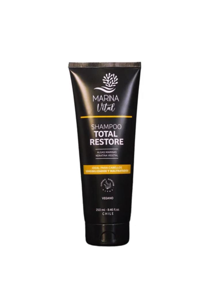 Shampoo Total Restore 250 Ml Marina Vital Negro