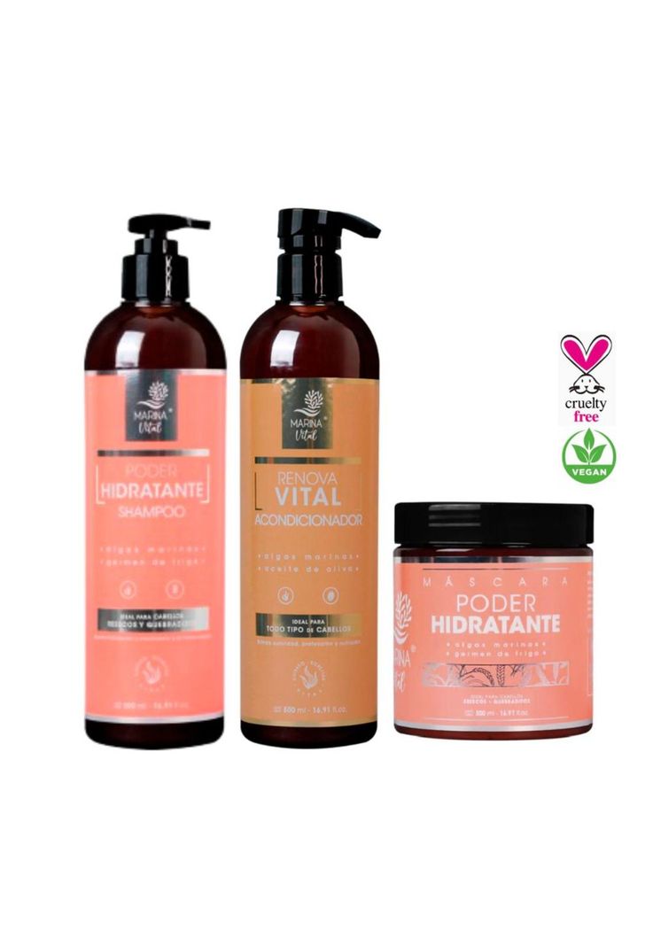 Shampoo- Mascara Poder Hidratante y Acondicionador-1
